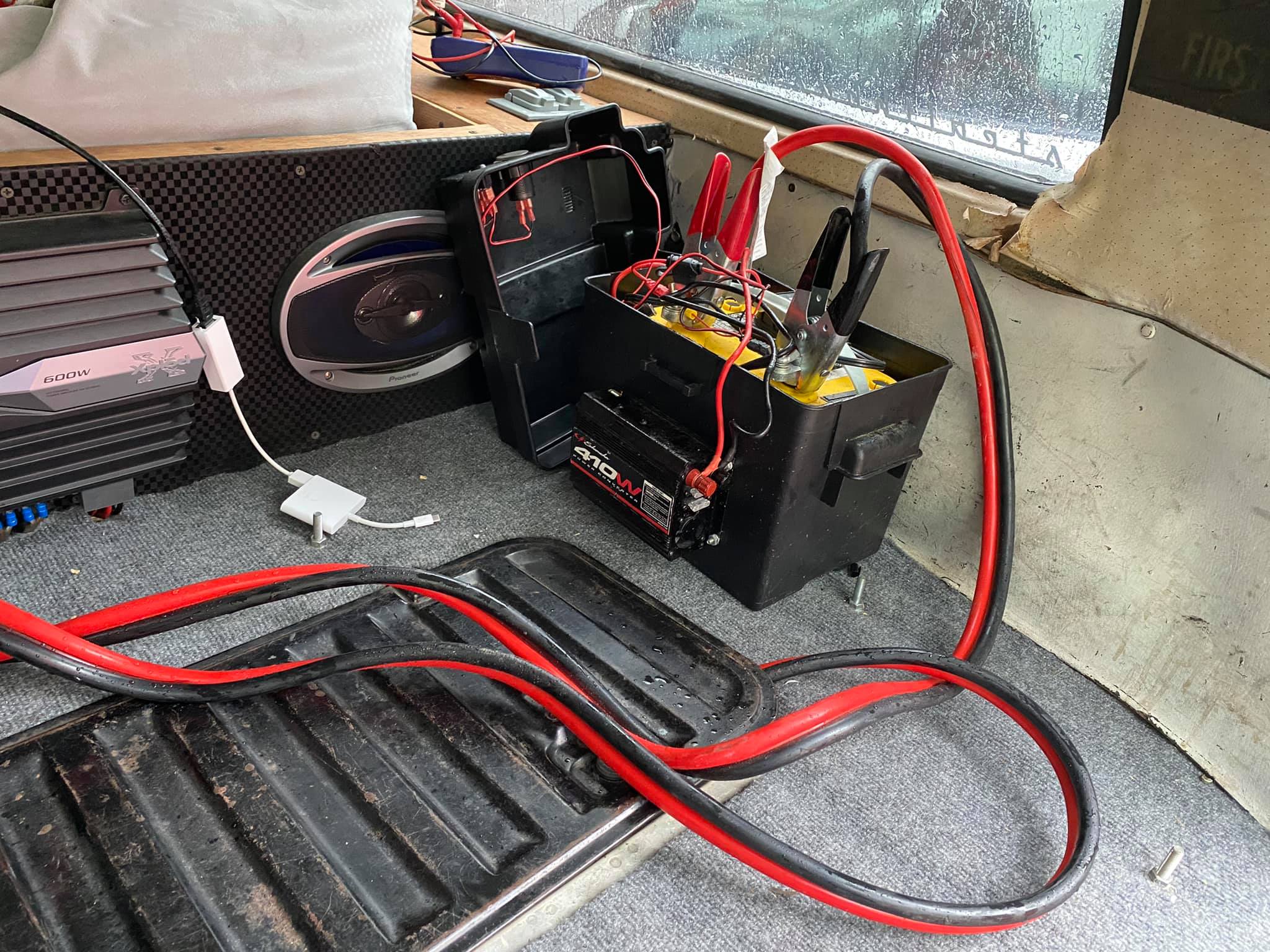 Totally safe⦠spare-aux setup to get homeâ¦